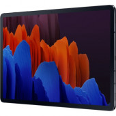 Samsung Galaxy Tab S7+ SM-T978 Tablet - 12.4" WQXGA+ - 6 GB RAM - 128 GB Storage - Android 10 - 5G - Mystical Black - Qualcomm Snapdragon 865 Plus SoC Octa-core (8 Core) 3.09 GHz - Upto 1 TB microSD Supported - 2800 x 1752 - LTE, UMTS - 8 Megapixel F