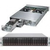 Supermicro SuperServer 2028TP-DECR Barebone System - 2U Rack-mountable - Intel C612 Express Chipset - 2 Number of Node(s) - Socket LGA 2011-v3 - 2 x Processor Support - Black - 1 TB DDR4 SDRAM DDR4-2133/PC4-17000 Maximum RAM Support - 12Gb/s SAS RAID Supp