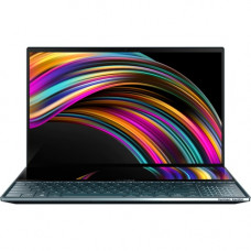 Asus ZenBook Pro Duo UX581 UX581LV-XS77T 15.6" Touchscreen Notebook - 4K UHD - Intel Core i7 (10th Gen) i7-10750H 2.60 GHz - 32 GB RAM - 1 TB SSD - Celestial Blue - Intel HM470 SoC - Windows 10 Pro - Intel UHD Graphics with 6 GB - In-plane Switching 