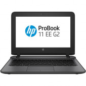 HP ProBook 11 EE G2 11.6" Netbook - 1366 x 768 - Intel Celeron 3855U Dual-core (2 Core) 1.60 GHz - 4 GB Total RAM - 500 GB HDD - Windows 7 Professional - Intel HD Graphics 510 - 9.75 Hours Battery Run Time - IEEE 802.11a/b/g/n/ac Wireless LAN Standar