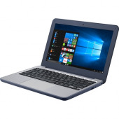 Asus VivoBook W202 W202NA-XS04 11.6" Netbook - HD - 1366 x 768 - Intel Celeron N3350 1.10 GHz - 4 GB RAM - 64 GB Flash Memory - Dark Blue - Windows 10 Pro - Intel HD Graphics 500 - IEEE 802.11ac Wireless LAN Standard W202NA-XS04