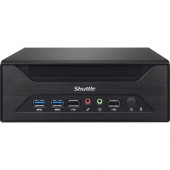 Shuttle XPC slim XH310R Barebone System Slim PC - Intel H310 Chipset - Socket H4 LGA-1151 - 1 x Processor Support - Black - 64 GB DDR4 SDRAM DDR4-2666/PC4-21333 Maximum RAM Support - Serial ATA/600 - Intel UHD Graphics Integrated - 2 x Total Bays - 2 2.5&