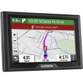 Garmin Drive 52 Automobile Portable GPS Navigator - Portable, Mountable - 5" - Touchscreen - microSD - Turn-by-turn Navigation, Lane Assist, Junction View, Route Shaping, Speed Assist - USB - 1 Hour - Preloaded Maps - WQVGA - 480 x 272 010-02036-06