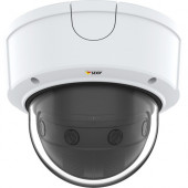 Axis P3807-PVE 8.3 Megapixel Network Camera - Dome - MPEG-4, H.264, MJPEG - 4320 x 1920 - RGB CMOS - Pendant Mount, Recessed Mount, Pole Mount - TAA Compliance 01048-004