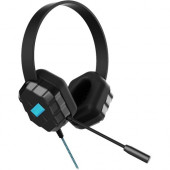 Gumdrop DropTech B1 Headsets - Stereo - Mini-phone - Wired - Over-the-head - Binaural - Circumaural - 6 ft Cable - Black 01H001
