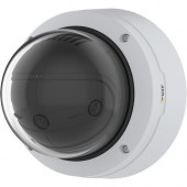 Axis Panoramic P3818-PVE 13 Megapixel Outdoor 4K Network Camera - Color - Dome - H.264 (MPEG-4 Part 10/AVC), H.265 (MPEG-H Part 2/HEVC), Motion JPEG, H.265, H.264, Zipstream - 5120 x 2560 - 3.20 mm Fixed Lens - RGB CMOS - Junction Box Mount, Wall Mount, C