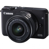 Canon EOS M10 18 Megapixel Mirrorless Camera with Lens - 15 mm - 45 mm - Black - 3" Touchscreen LCD - 3x Optical Zoom - Optical (IS) - 5184 x 3456 Image - 1920 x 1080 Video - HD Movie Mode - Wireless LAN 0584C011