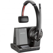Plantronics Savi 8200 W8210 Headset - Mono - Wireless - Bluetooth/DECT 6.0 - 590 ft - 20 Hz - 20 kHz - Over-the-head - Monaural - Supra-aural - Noise Cancelling Microphone - Noise Canceling - TAA Compliance 211423-03