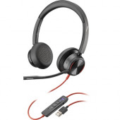 Plantronics Premium Corded UC Headset - Stereo - USB Type A - Wired - 32 Ohm - 20 Hz - 20 kHz - Over-the-head - Binaural - Supra-aural - 7.22 ft Cable - Noise Cancelling Microphone - Noise Canceling - TAA Compliance 214408-01