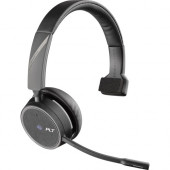 Plantronics Poly Headset - Wireless - Bluetooth - 98 ft - 32 Ohm - 20 Hz - 20 kHz - Over-the-head - Ear-cup - MEMS Technology, Uni-directional Microphone - Noise Canceling - TAA Compliance 215896-01