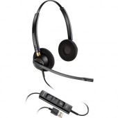Plantronics Poly EncorePro EP525 Headset - Stereo - USB Type A, USB Type C - Wired - 150 Hz - 6.80 kHz - Over-the-head - Binaural - Ear-cup - 6.84 ft Cable - TAA Compliance 218274-01