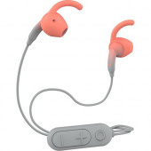 Zagg ifrogz Sound Hub Tone Bluetooth Earbuds + Wireless Controls - Stereo - Coral, Gray - Wireless - Bluetooth - 30 ft - Earbud - Binaural - In-ear 304001833