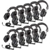 Ergoguys Califone 3068AV-10L Headsets - Mono, Stereo - Mini-phone (3.5mm) - Wired - 36 Ohm - Over-the-head - Binaural - Ear-cup - 10 ft Cable - Black 3068AV10L