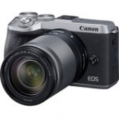 Canon EOS M6 Mark II 32.5 Megapixel Mirrorless Camera with Lens - 18 mm - 150 mm - Silver - 3" Touchscreen LCD - 8.3x Optical Zoom - Digital (IS) - 6960 x 4640 Image - 3840 x 2160 Video - HD Movie Mode - Wireless LAN 3612C021