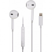 4XEM 8 Pin Earphones for iPhone - Lightning Connector - Wired - Earbud - In-ear - 4.08 ft Cable - White 4X8PINEARPHONES