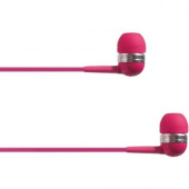4XEM Ear Bud Headphone Pink - Stereo - Mini-phone - Wired - 16 Ohm - 20 Hz - 18 kHz - Earbud - Binaural - In-ear - 3.75 ft Cable - Pink 4XIBUDPK