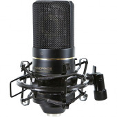 Monoprice Wired Condenser Microphone - 30 Hz to 20 kHz - 150 Ohm -36 dB - Handheld - XLR - Gold Plated 600800