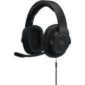 Logitech G433 7.1 Wired Surround Gaming Headset - Stereo - Mini-phone (3.5mm) - Wired - 32 Ohm - 20 Hz - 20 kHz - Over-the-head - Binaural - Circumaural - 6.56 ft Cable - Black - TAA Compliance 981-000708