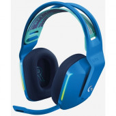 Logitech G733 Lightspeed Wireless RGB Gaming Headset - Stereo - Wireless - 65.6 ft - 5 Kilo Ohm - 20 Hz - 20 kHz - Over-the-head - Binaural - Circumaural - Cardioid, Uni-directional Microphone - Blue - TAA Compliance 981-000942