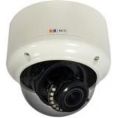 ACTi A82 5 Megapixel Network Camera - Monochrome, Color - 98.43 ft Night Vision - Motion JPEG, H.264 - 2592 x 1944 - 3.60 mm - 10 mm - 2.8x Optical - CMOS - Dome - Pendant Mount, Wall Mount, Surface Mount - TAA Compliance A82
