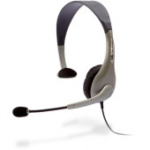 Cyber Acoustics AC-840 Usb Mono Headset Internet Communication & Boom Mic - Over-the-head - RoHS Compliance AC-840