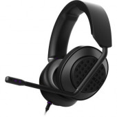 NZXT AER Wired Stereo Headset - Stereo - Mini-phone - Wired - 32 Ohm - 20 Hz - 50 kHz - Over-the-head - Binaural - Circumaural - Noise Cancelling, Condenser Microphone - Black AP-1CL40