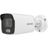 Hikvision EasyIP 4.0 DS-2CD2027G1-L 2 Megapixel Network Camera - Bullet - 98.43 ft Night Vision - H.265+, H.265, H.264+, H.264, MJPEG, H.264B, H.264M, H.264H - 1920 x 1080 - CMOS - Corner Mount, Junction Box Mount, Pole Mount - TAA Compliance DS-2CD2027G1