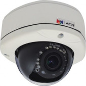 ACTi E82A 3 Megapixel Network Camera - Dome - MJPEG, H.264 - 2048 x 1536 - 4.3x Optical - CMOS - Fast Ethernet - Wall Mount, Pendant Mount, Corner Mount, Pole Mount, Flush Mount, Gang Box Mount - TAA Compliance E82A