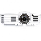 Optoma GT1080 Full 3D 1080p 2800 Lumen DLP Gaming Projector with MHL Enabled HDMI Port Ready for PS4 and xBox One - 1920 x 1080 - 1080p - 5000 Hour Normal Mode - 6000 Hour Economy Mode - WUXGA - 25,000:1 - 2800 lm - HDMI - USB - 1 Year Warranty GT1080