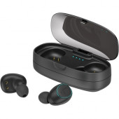 Ergoguys BLUETOOTH EARBUDS STEREO SOUND W/ NOISE REDUCTION & BASS BOOST - Stereo - Wireless - Bluetooth - Earbud - Binaural - In-ear - Noise Reduction Microphone - Black HP-001BKW