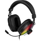 Thermaltake Tt eSPORTS PULSE G100 Gaming Headset - Stereo - Mini-phone (3.5mm), USB - Wired - 60 Ohm - 20 Hz - 20 kHz - Over-the-head - Binaural - Circumaural - 5.91 ft Cable - Omni-directional Microphone - Diamond Black HT-PLS-ANECBK-28