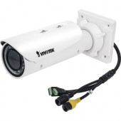 Vivotek IB9381-HT 5 Megapixel Network Camera - Color, Monochrome - 98.43 ft Night Vision - Motion JPEG, H.264, H.265 - 2560 x 1920 - 4 mm - 9 mm - 2.3x Optical - CMOS - Cable - Bullet - Pole Mount, Wall Mount, Corner Mount IB9381-HT