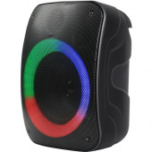 Supersonic IQ Sound IQ-1965BT Portable Bluetooth Speaker System - 20 W RMS - Black - 100 Hz to 20 kHz - Battery Rechargeable - USB IQ-1965BT