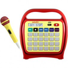 Hamilton Buhl Juke24 Portable Digital Jukebox with CD Player & Karaoke, Red/Yellow - Music - Red, Yellow J22RCS1YR