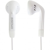 Koss KE5 Earphone - Stereo - White - Mini-phone - Wired - 16 Ohm - 60 Hz 20 kHz - Earbud - Binaural - Outer-ear - 4 ft Cable KE5W