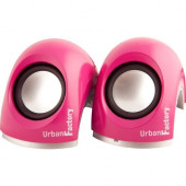 Urban Factory Crazy 2.0 Speaker System - 6 W RMS - Pink - USB MSP06UF