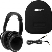 Ergoguys Hamilton Buhl Deluxe Active Noise-Cancelling Headphones with Case - Stereo - Mini-phone (3.5mm) - Wired - 32 Ohm - 50 Hz 20 kHz - Over-the-head - Binaural - Circumaural - 5 ft Cable - Noise Canceling NC-HBC1