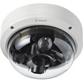 Bosch FLEXIDOME multi 12 Megapixel Indoor/Outdoor Network Camera - Color, Monochrome - Dome - H.265, H.264, MJPEG, H.265 (HEVC) - 2048 x 1536 - 3.70 mm- 7.70 mm Varifocal Lens - 2.1x Optical - CMOS - Wall Mount, Pipe Mount, In-ceiling, Conduit Mount, Ceil