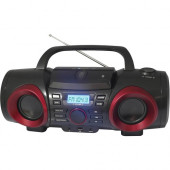 Naxa MP3/CD Boombox with Bluetooth - 1 x Disc - 3.20 W - CD-DA, MP3 - Auxiliary Input NPB267