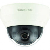 Hanwha Techwin WiseNet QND-7030R 4 Megapixel Network Camera - Monochrome, Color - 65.62 ft Night Vision - Motion JPEG, H.264, H.265 - 2592 x 1520 - 6 mm - CMOS - Cable - Dome QND-7030R