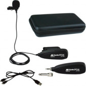 AmpliVox S1698 Wireless Microphone - 4 ft - 20 Hz to 20 kHz - Uni-directional - Lavalier S1698