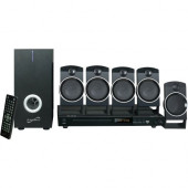 Supersonic SC-37HT 5.1 Home Theater System - 25 W RMS - DVD Player - CD-RW, DVD-R - DVD Video, VCD, SVCD - USB SC-37HT
