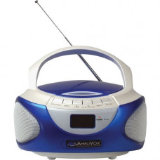 AmpliVox CD Boombox with Bluetooth - 1 x Disc - 2 W Integrated Stereo Speaker LCD - CD-DA, MP3 - 6 Hour Run Time - Auxiliary Input SL1015