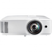 Optoma W309ST 3D Short Throw DLP Projector - 16:10 - Ceiling Mountable, Wall Mountable - White - 1280 x 800 - Front, Rear, Ceiling - 720p - 6000 Hour Normal Mode - 10000 Hour Economy Mode - WXGA - 25,000:1 - 3800 lm - HDMI - USB - Short Throw - 1 Year War