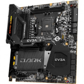 EVGA X570 DARK Desktop Motherboard - AMD Chipset - Socket AM4 - Extended ATX - Ryzen Processor Supported - 64 GB DDR4 SDRAM Maximum RAM - DIMM - 2 x Memory Slots - IEEE 802.11ax - 6 x SATA Interfaces 121-VR-A579-KR