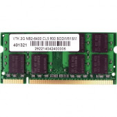 VisionTek 2GB DDR2 800 MHz (PC2-6400) CL5 SODIMM - Notebook - 2 GB (1 x 2 GB) - DDR2 SDRAM - 800 MHz DDR2-800/PC2-6400 - 1.80 V - Non-ECC - Unbuffered - 200-pin - SoDIMM 900468