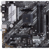 Asus Prime B550M-A/CSM Desktop Motherboard - AMD Chipset - Socket AM4 - 128 GB DDR4 SDRAM Maximum RAM - DIMM, UDIMM - 4 x Memory Slots - Gigabit Ethernet - 6 x USB 3.1 Port - HDMI - DVI - 1 x RJ-45 - 4 x SATA Interfaces 90MB14I0-M0AAYC