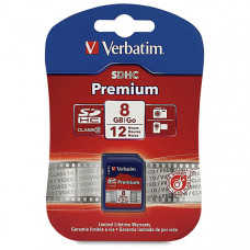 Verbatim 8GB Secure Digital High Capacity Memory Card (Class 10) - TAA Compliance 96318