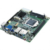 Advantech AIMB-205 Desktop Motherboard - Intel Chipset - Socket H4 LGA-1151 - 32 GB DDR4 SDRAM Maximum RAM - SoDIMM - 2 x Memory Slots - Gigabit Ethernet - 4 x USB 3.0 Port - DVI - 2 x RJ-45 - 2 x SATA Interfaces AIMB-205G2-00A1E