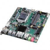 Advantech AIMB-286 Desktop Motherboard - Intel Chipset - Socket H4 LGA-1151 - 64 GB DDR4 SDRAM Maximum RAM - SoDIMM - 2 x Memory Slots - Gigabit Ethernet - 4 x USB 3.0 Port - HDMI - 2 x RJ-45 - 3 x SATA Interfaces AIMB-286G2-00A1E